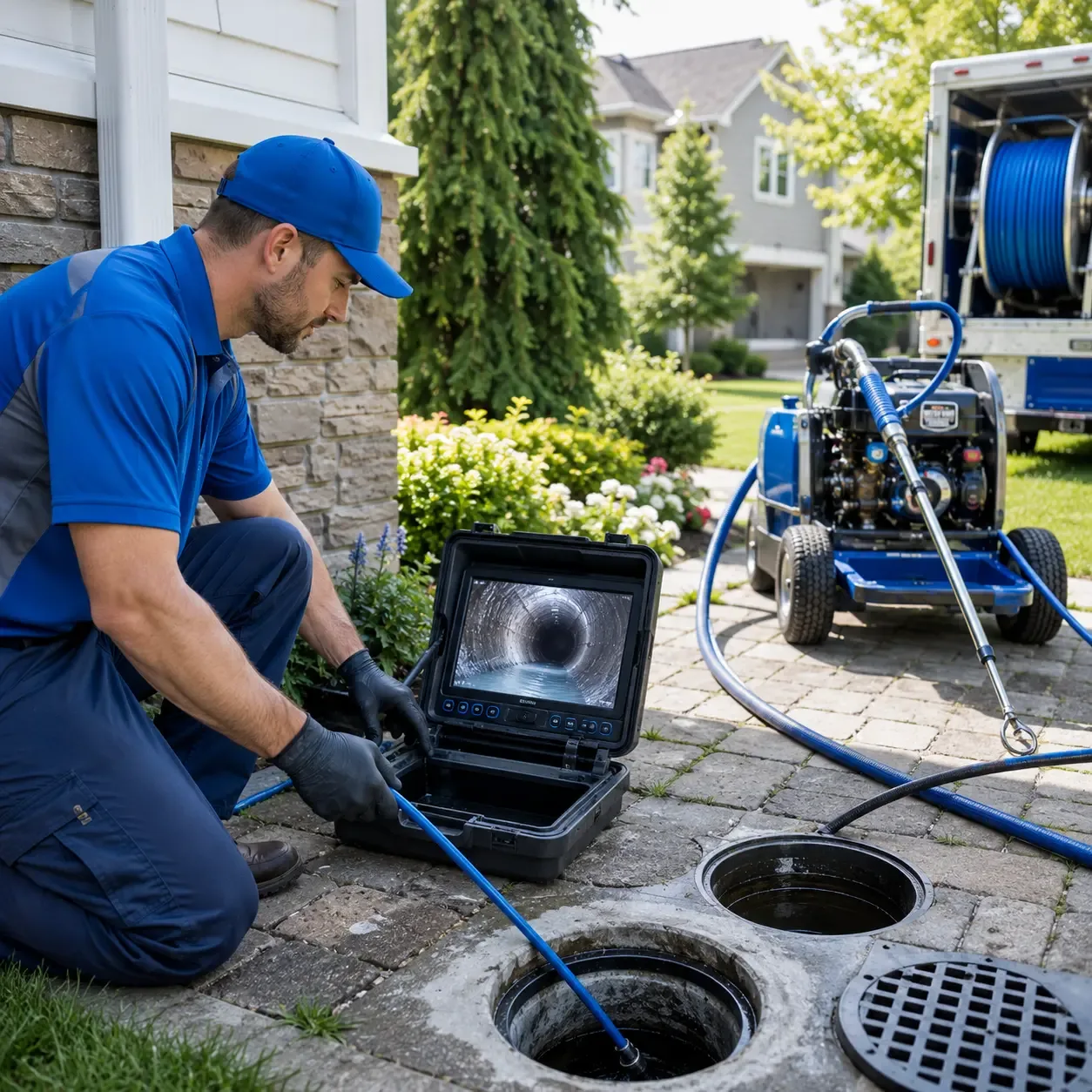 Outdoor drain cleaning professionals serving Clarksville, IN